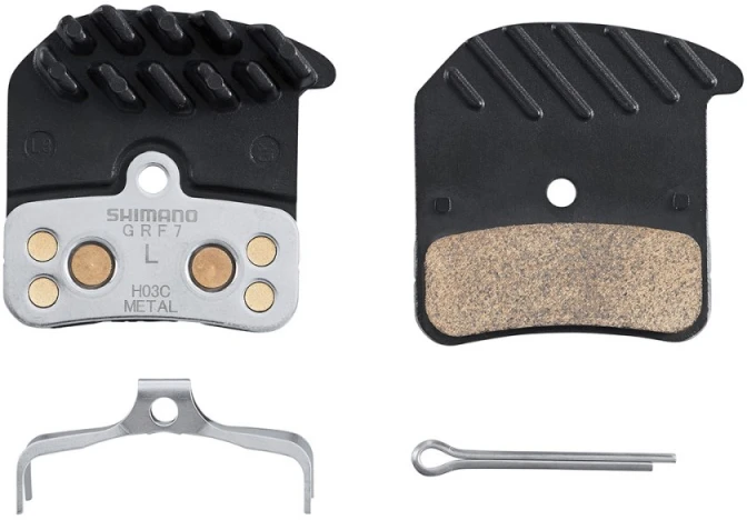 Diskinių stabdžių kaladėlės Shimano H03C Metal