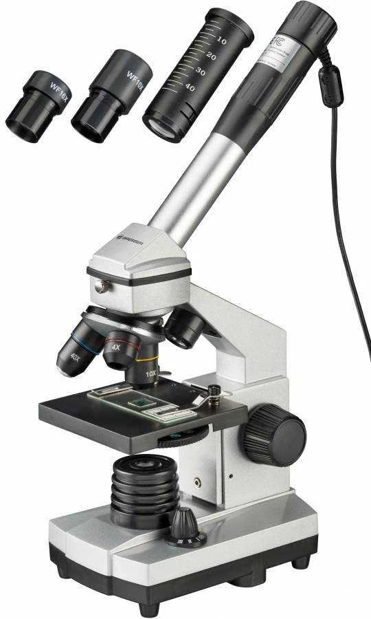 Mikroskopas BRESSER JUNIOR 40X-1024X su dėklu