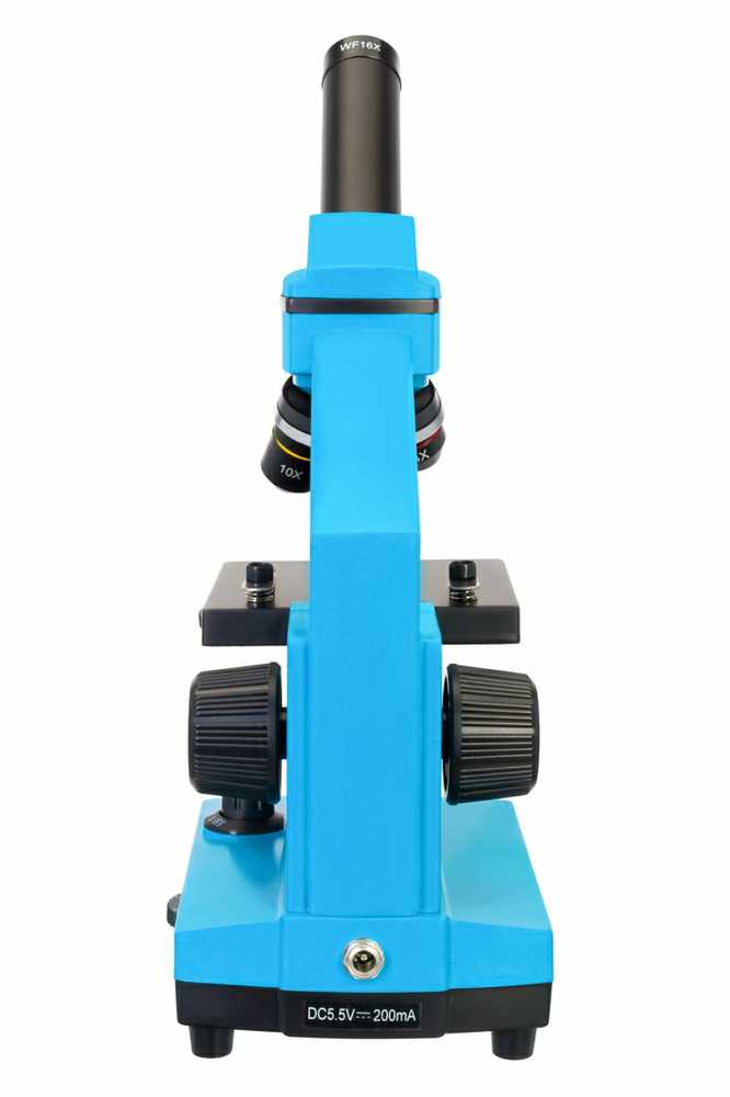 Mikroskopas Levenhuk Rainbow 2L PLUS Azure mikroskop