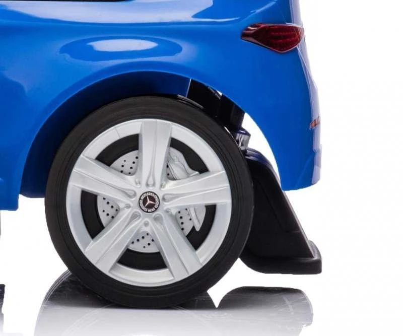 Motoroleris su vairavimo rankena MERCEDES C-Class Deluxe Milly Mally Mėlyna
