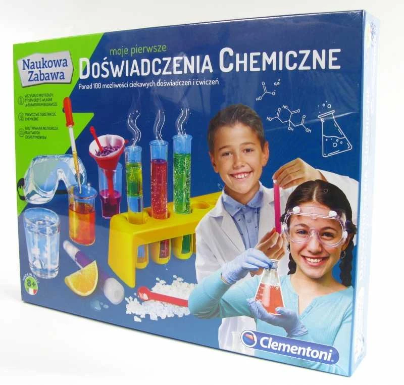 Žaidimas Clementoni pirmieji cheminiai eksperimentai 60774