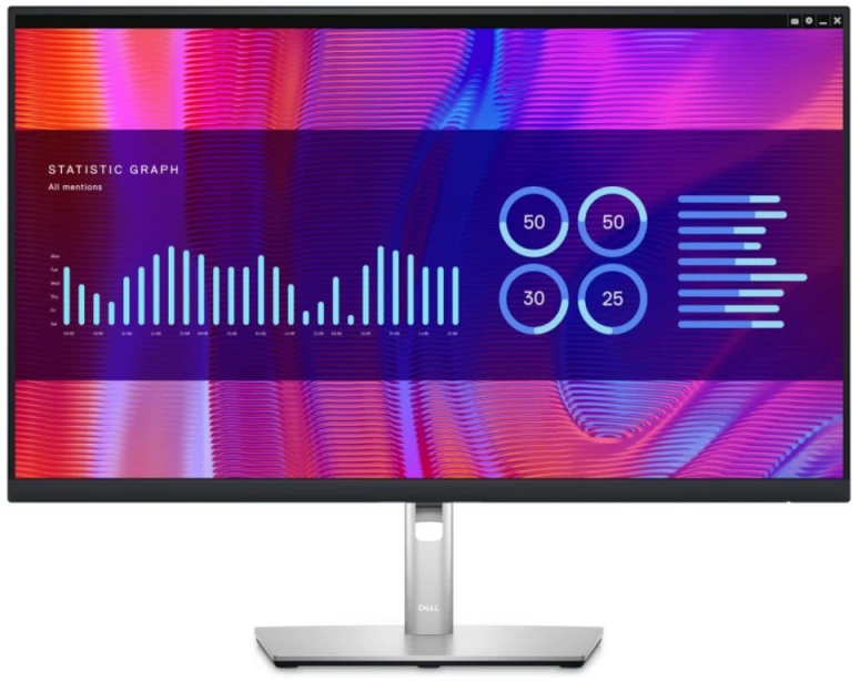 Monitorius Dell P2723DE 27 ", IPS, QHD, 2560 x 1440, 16:9, 5 ms, 350 cd/m², 60 Hz
