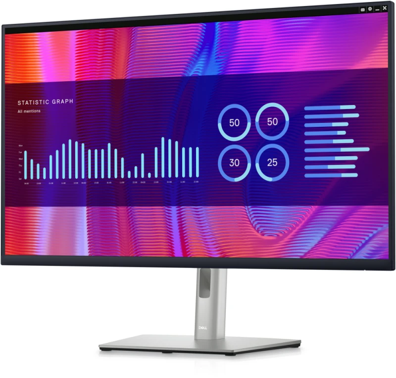 Monitorius DELL 210-BDGB (31.5" /IPS /2560 x 1440 /Juodai-sidabrinė ) P3223DE