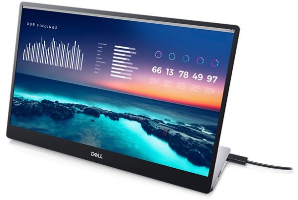 „Dell Monitorius“ nešiojamasis p1424h 14,0 colio 16:9/1920x1080/2xUSB-C