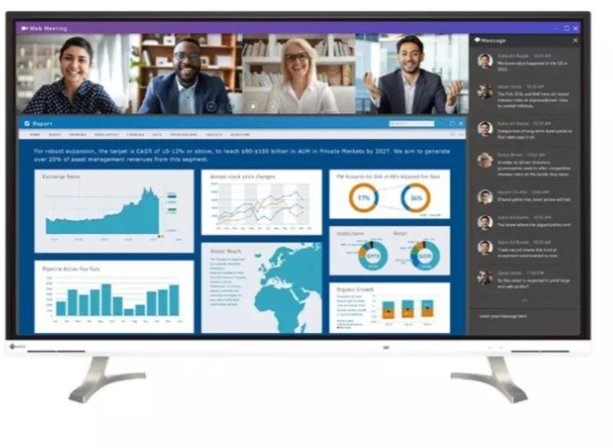 Monitorius EIZO FlexScan EV4340X-WT - 60Hz | 4K | IPS | 42,5 colio