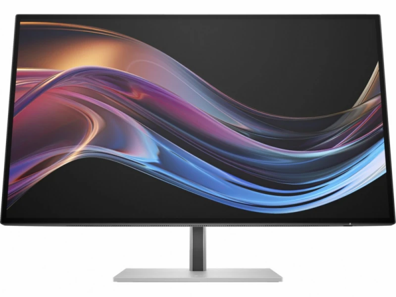 Hewlett Packard (HP) HP 727pk Series 7 Pro 4K TB4 įkrovimo monitorius - 27 colių 3840x2160 UHD 400 nitų 60Hz AG, IPS Juodas HDR 400, USB-C (100W/15W)/HDMI/DisplayPort Daisy-Chain, 5x USB-A, RJ-45 LAN, reguliuojamo aukščio / pakreipimo / pasukimo / sukimosi kampą, 3 metai (pakeičia Z27k G3)