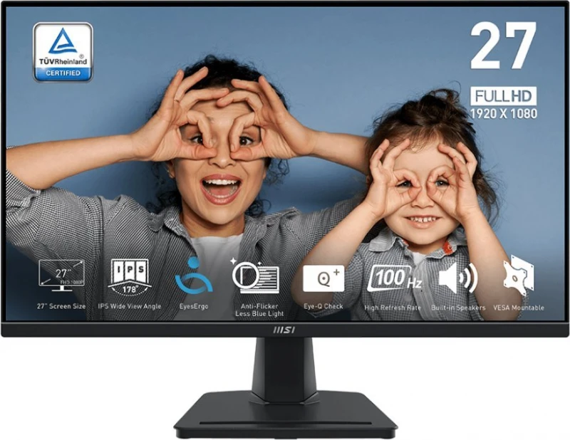 Monitorius MSI PRO MP275 – 27" | IPS | Full HD | 1ms | 100Hz