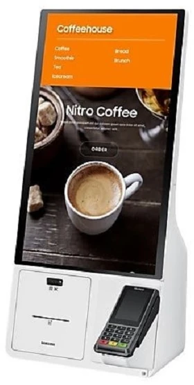 Monitorius SAMSUNG KIOSK KM24A 24" SELF ORDERING DISPLAY FULLHD, 250 NITS, TOUCH