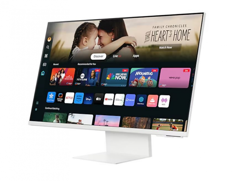 Monitorius Samsung | LS32DM801UUXDU | 32 " | VA | 16:9 | 60 Hz | 4 ms | 3840 x 2160 pikselių | 400 cd/m² | HDMI jungtys quantity 1 | Baltas