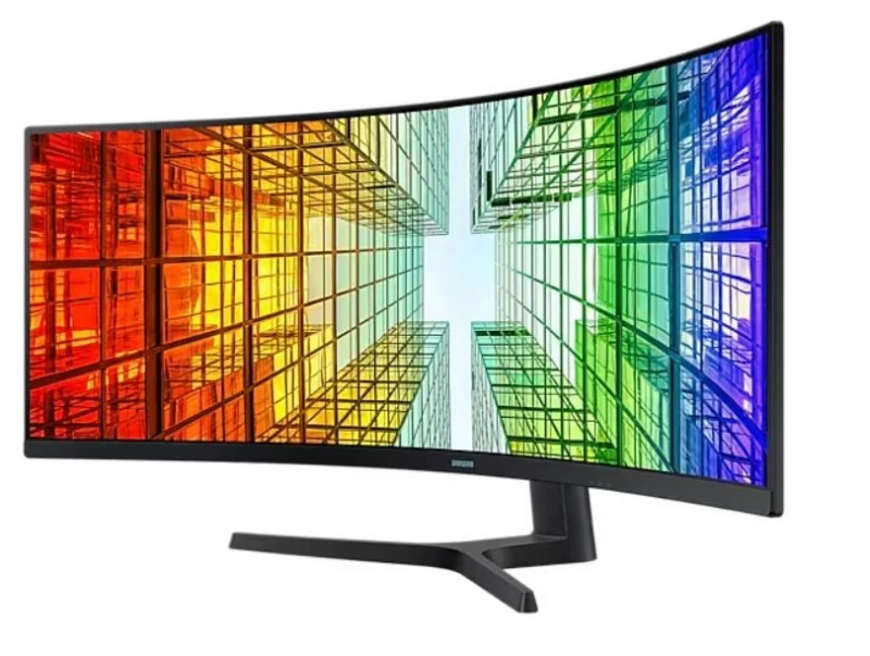 Monitorius - Samsung ViewFinity S9 S49C950UAU 49", Lenktas, Dual QHD, KVM, Juodas