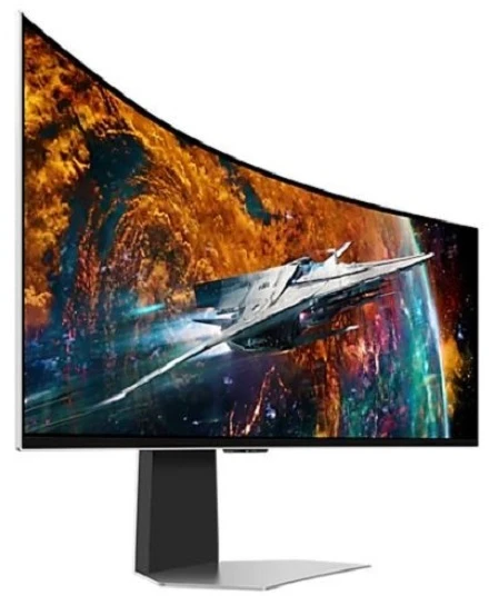 Samsung | Odyssey OLED G9 G95SC Monitorius | LS49CG950SUXDU | 49 " | QHD | 32:9 | 240 Hz | 0.03 ms | 5120 x 1440 | 250 cd/m² | HDMI jungtys quantity 1 | Sidabrinis