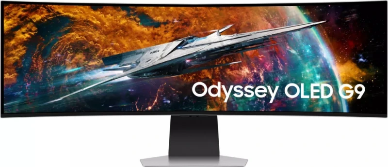 Monitorius Samsung | Odyssey G9 G95C LS49CG954EUXEN | 49 " | VA | 32:9 | 240 Hz | 1 ms | 5120 x 1440 pikselių | 450 cd/m² | HDMI jungtys quantity 2 | Juodas