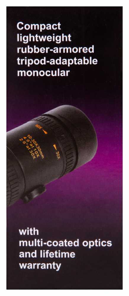Levenhuk Atom 10–30x30 monoklis