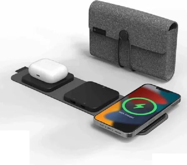 Mophie 3in1 kelioninis įkroviklis su dėklu