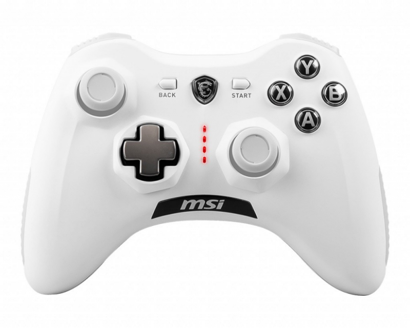 Žaidimų pultas MSI Force GC30 V2, baltos spalvos