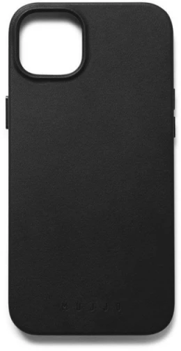 Troubadour Goods Mujjo Full Odinis dėklas - etui skórzane do iPhone 14 Plus/15 Plus kompatybilne su MagSafe (juodas)