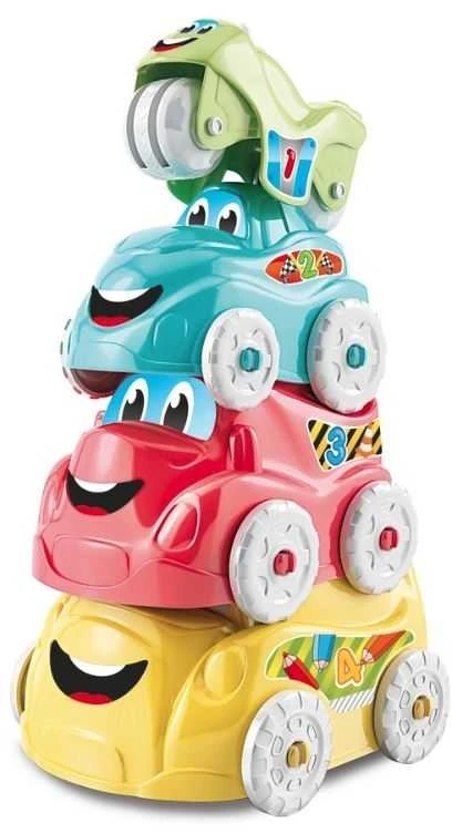Žaislų rinkinys Clementoni 17726: autobusas, sunkvežimis, automobilis ir motociklas
