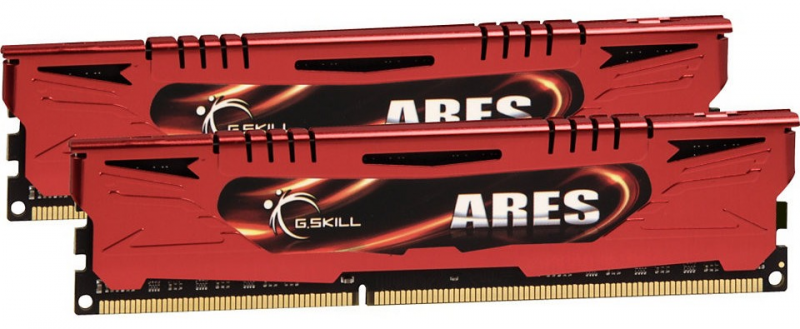 RAM G.Skill Ares, DDR3, 16 GB, 1600MHz, CL9 (F3-1600C9D- 16GG)