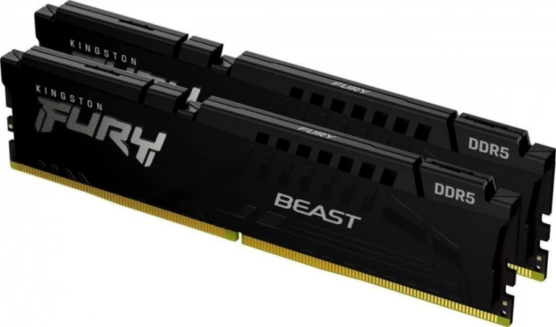 RAM Kingston KF564C32BBEK2-32 32GB 6400MT/s DDR5 CL32 DIMM (Kit of 2) FURY Beast Juodas EXPO | Kingstonas