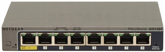 NETGEAR 8 prievadų Gigabit Ethernet Smart Managed Pro jungiklis