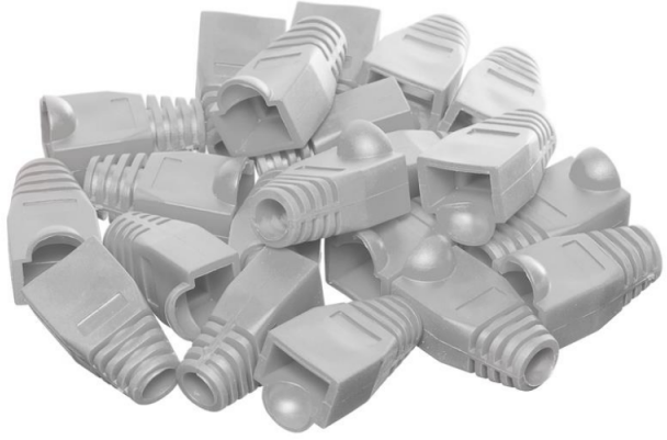 NETRACK 105-80 boot for RJ45 plug pilka 100vnt.
