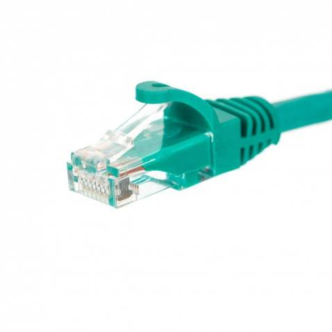 NETRACK BZPAT05UG Netrack patchcord RJ45, lietas gaubtelis, kat. 5e UTP, 0,5 m žalia