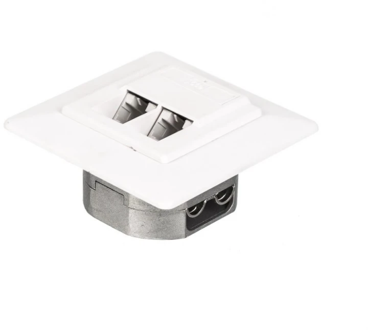 NETRACK 106-24 „Netrack“ pilnas įleidžiamas išleidimo anga 2xRJ45 8p8c UTP Cat6