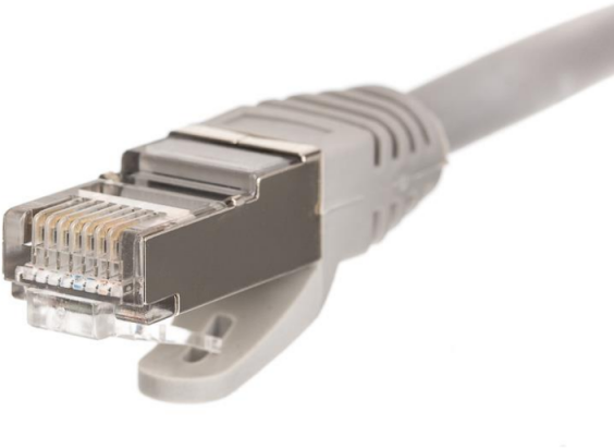 NETRACK BZPAT16F pataisomasis kabelis RJ45 beknis Cat 6 FTP 1m pilkas