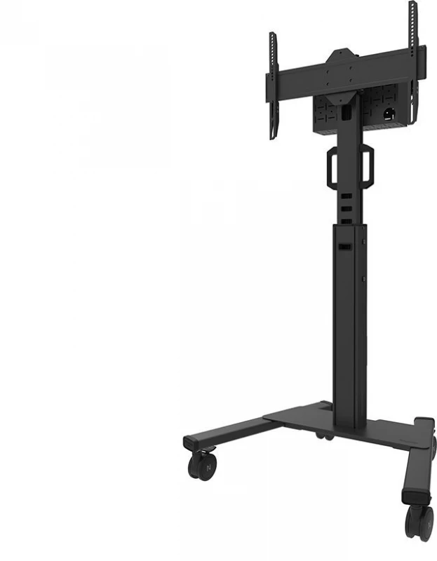 Laikiklis NEOMOUNTS BY NEWSTAR SELECT MOBILE DISPLAY FLOOR STAND (32-75") 10 CM. WHEELS Juodas