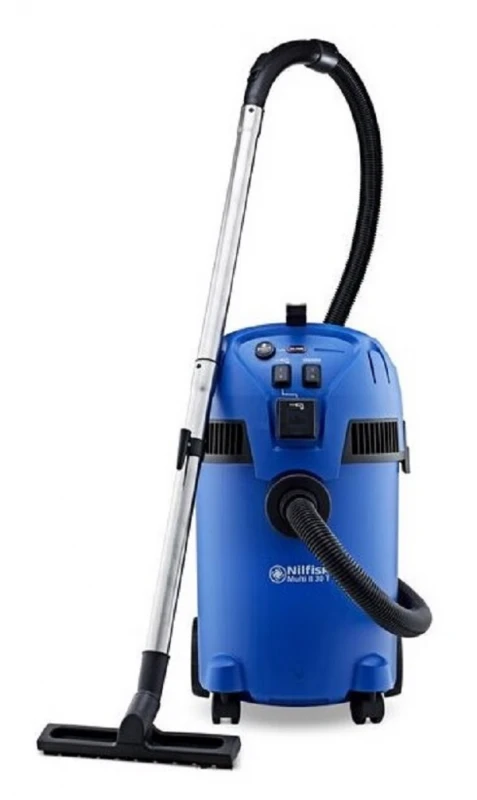 Dulkių Siurblys - Nilfisk Multi II 30 T, Juodas, Mėlynas, 30 L, 1400 W