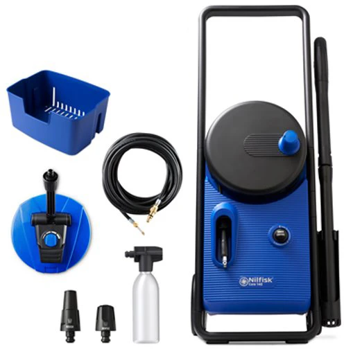Mėlyna Nilfisk Core 140-6 PowerControl - PDB EU pressure washer Upright Electric 474 l/h 1800 W Mėlyna