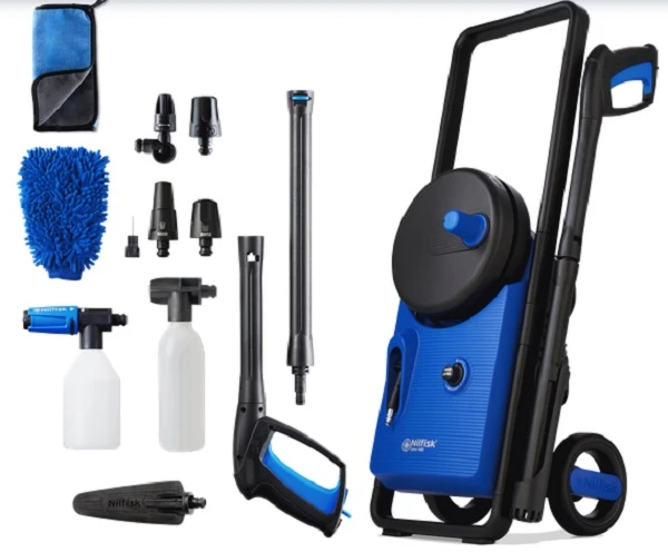 Nilfisk Core 140-6 PowerControl - PREMIUM CAR WA aukšto slėgio plovimo įrenginys Upright Electric 474 l/h 1800 W Mėlyna
