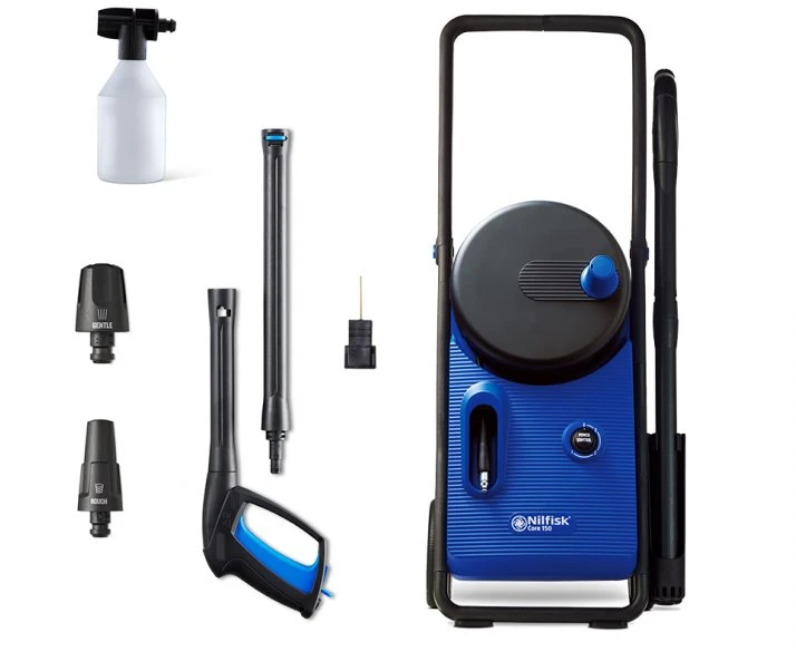 Nilfisk Core 150-10 PowerControl EU aukšto slėgio plovimo įrenginys Upright Elektrinis 468 l/h 2000 W Mėlyna