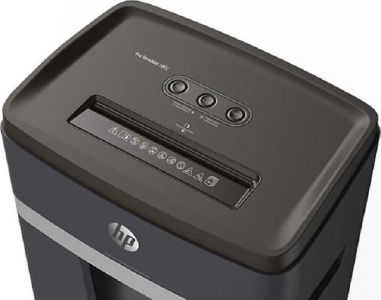 HP Pro Shredder 18CC viršutinė dalis su mygtukais