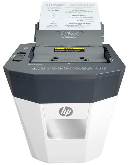 Popieriaus Smulkintuvas - HP Oneshred Automatinis 80CC Baltas/Pilkas