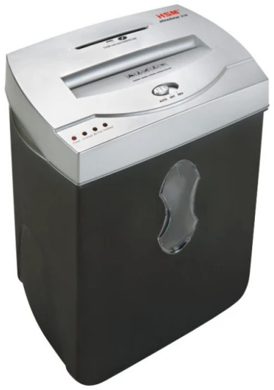 HSM 1045111 HSM „Shredstar X10“ – kryžminio kirpimo, 4,5 x 35 mm / 10 lapų, 80 g / 20 l dėžė / P-4