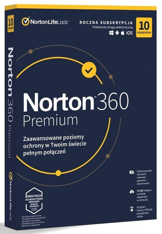 „Symantec NortonLifeLock Norton 360 Premium“ 1 metai