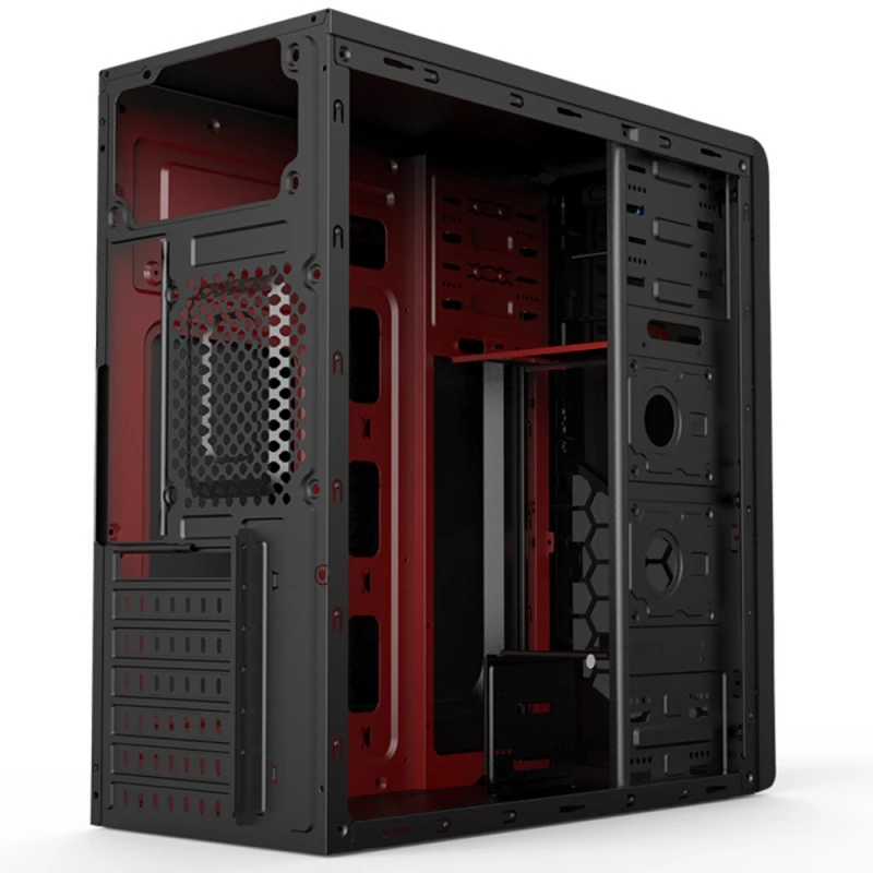 Kompiuterio Korpusas - Akyga AK13BK Micro Tower Juodas