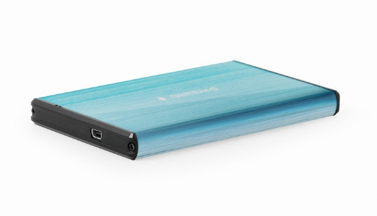 GEMBIRD EE2-U3S-3-B USB 3.0 2.5" HDD korpusas šlifuotas aliuminis mėlynas