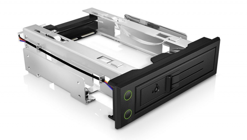 ICYBOX IB-166SSK-B Icy Box Trayless Mobile Rack 3.5 SATA/SAS HDD, Juodas