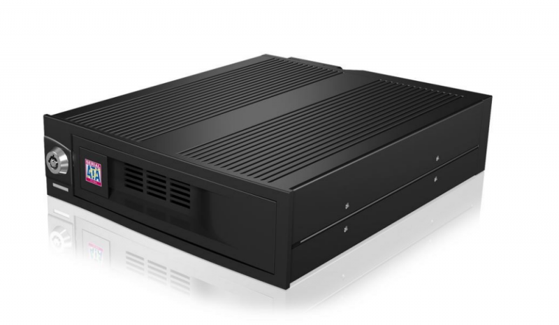 ICYBOX IB-170SK-B Icy Box Mobile Rack 5,25 skirtas 3,5 SATA HDD, ventiliatorius, juodas