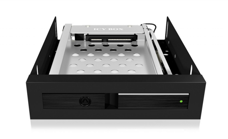 ICYBOX IB-2217StS Icy Box mobilioji stelažas 2.5 SATA HDD arba SSD, Juodas