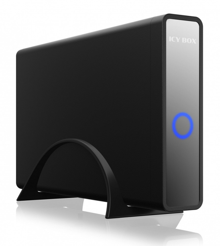 Icy Box RaidSonic ICYBOX IB-382H-C31 išorinis korpusas, skirtas 3,5 colio arba 2,5 colio HDD / SSD su USB 3.2 Gen 2 Type-C sąsaja ir USB šakotuvu