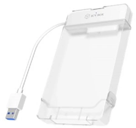 Raidsonic | ICY BOX | Adapterio laidas su apsauginiu dangteliu 2,5" SATA kietiesiems diskams prie USB 3.0, mėlynas Access LED | SATA | USB 3.0 | 2,5"