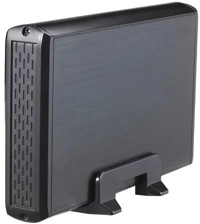 Kietasis diskas NATEC NKZ-0448 RHINO išorinis USB 3.0 korpusas skirtas 3,5 colio SATA HDD juodas aliuminis