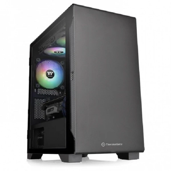 Dėklas|THERMALTAKE|S100 TG|MiniTower|Neįtraukta|MicroATX|MiniITX|Spalva Juodas|CA-1Q9-00S1WN-00