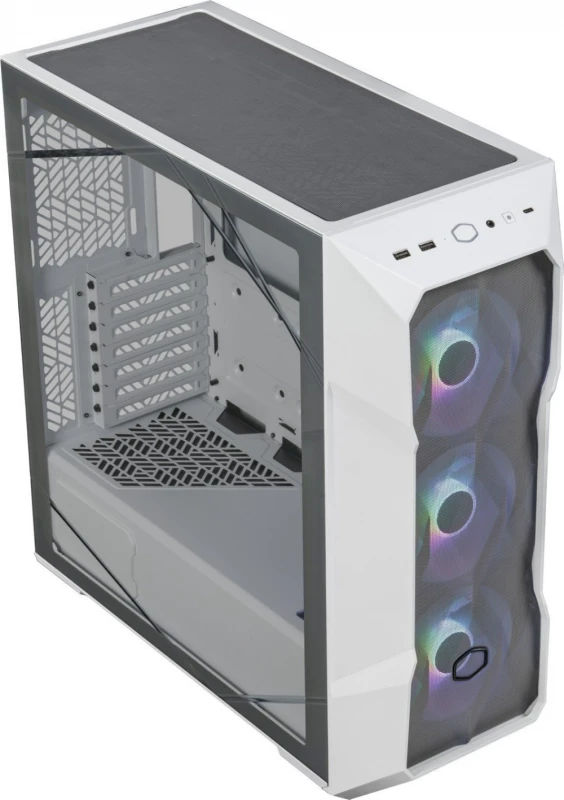 COOLER MASTER PC dėklas MasterBox TD500 V2 Mesh ARGB baltas