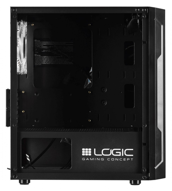 Modecom kompiuterio korpusas be maitinimo šaltinio Logic Aramis ARGB MINI USB 3.0