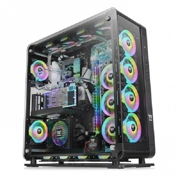 Thermaltake Core P8 Juodas Tempered Glass