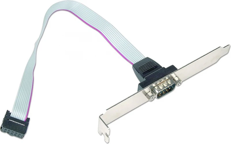 GEMBIRD prievadas COM RS232 9PIN DB9M PIN 1:1 ant lizdo dangtelio